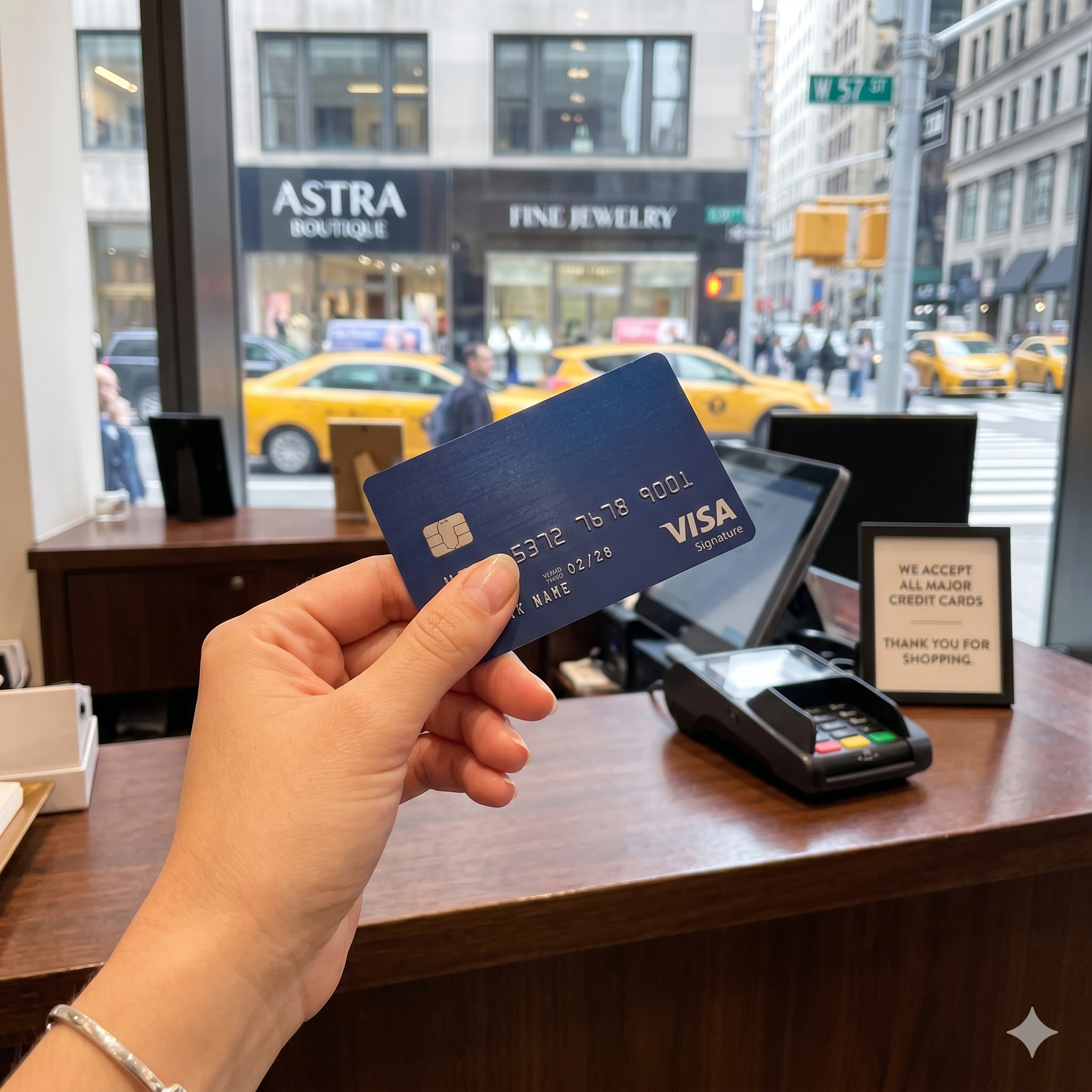 How does installment payment work on a credit card